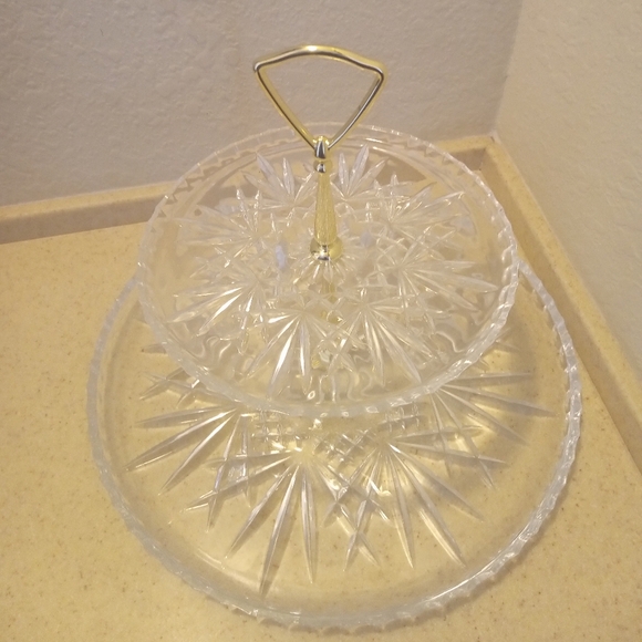 VILLEMONT 2 TIER SERVER TRAY. - Picture 2 of 3